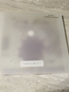 Close to My Heart Creepy Cobwebs Set Clear Stamps